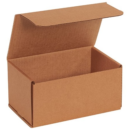 Bsc Preferred 8 x 5 x 4'' Kraft Corrugated Mailers, 50PK M854K